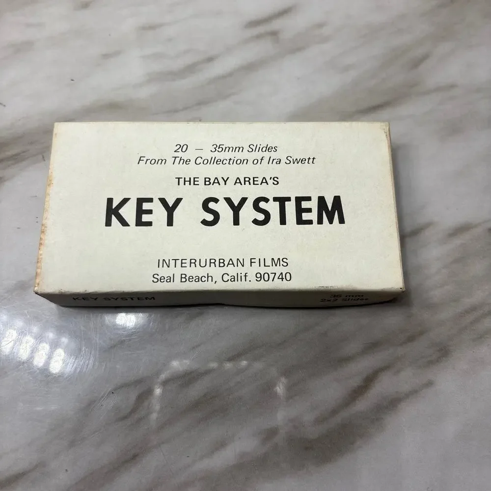 Vintage Bay Area Key System Interurban 35mm Slides Set of 20